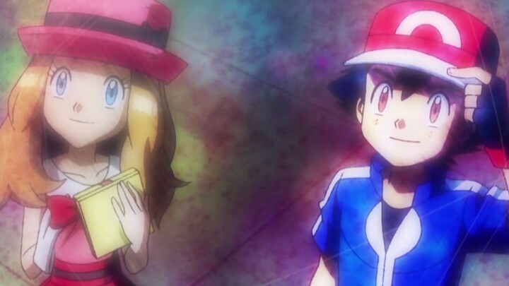Pokemon xy, Ash, dan Serena: Pertemuan pertama ketika saya masih muda selalu di hati saya.