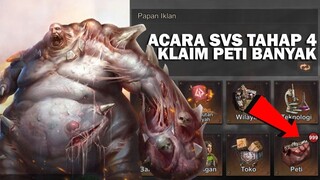 ACARA SVS TAHAP 4 KLAIM PETI BANYAK STATE OF SURVIVAL