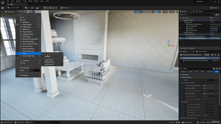 03 Làm việc với geometry trong Unreal Engine - 005 Solving the problem with Light Artifacts