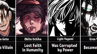 Anime Characters Who Turned into Villains