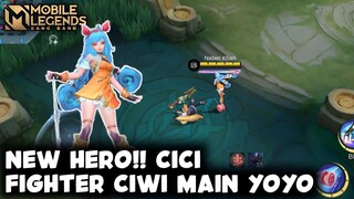 CICI HERO FIGHTER BARU SENJATANYA YOYO 😱 | MOBILE LEGENDS BANG BANG