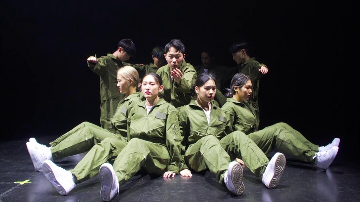 一人代表一个星球 用Popping模拟银河系【Dokyun编舞作品Galaxy】