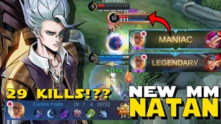 NEW MARKSMAN NATAN GAMEPLAY | BROKEN DAMAGE! MELTS ENEMIES QUICKLY! | MOBILE LEGENDS BANG BANG NATAN