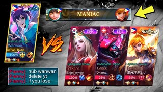 WANWAN  vs 3 TOP GLOBAL TRASHTALKER ( Who Will Win? )