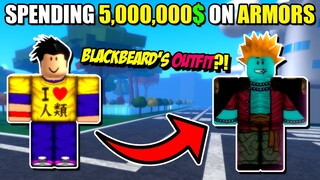 Buying 660 Armors - Trying to get Blackbeards OUTFIT in Anime Rifts DBZ Adventures Unleashed