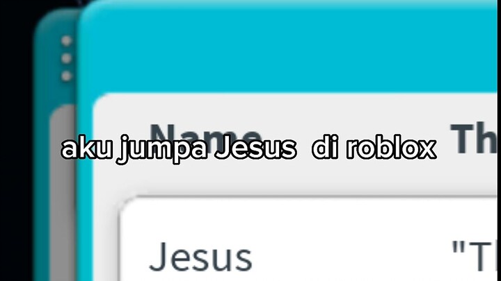 I found Jesus at roblox theme park