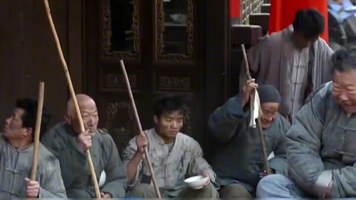 The restaurant was besieged by beggars on its very first day of opening.