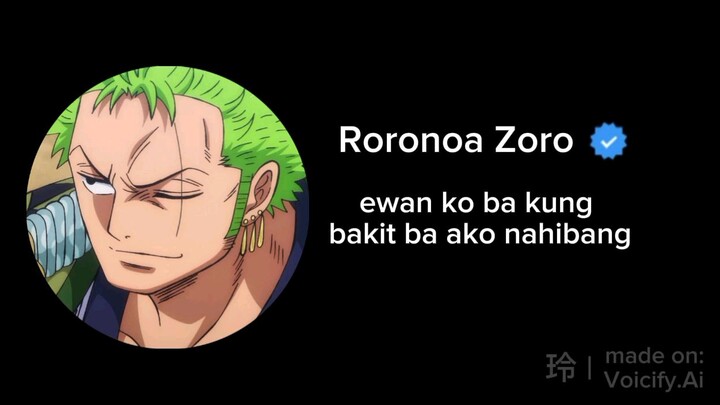 When zoro sings