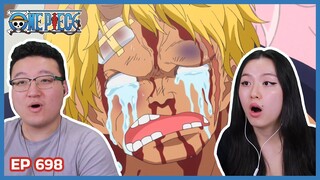 POOR BELLAMY! :( | One Piece Episode 698 Couples Reaction & Discussion