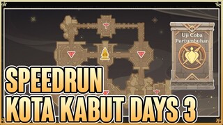 SPEEDRUN KOTA KABUT [UJI COBA PERTUMBUHAN] - GENSHIN IMPACT