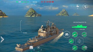 Modern Warships: USS PORT ROYAL in Grinding mode. in [4K RESOLUTION]
