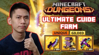 Minecraft Dungeons Ultimate Guide Farm Gilded Swift Striker, Sturdy Shulker Armor, Veiled Crossbow