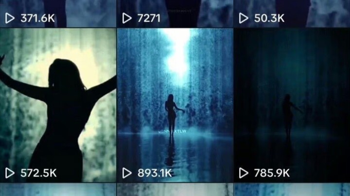 JENNIE因为ck广告中的瀑布舞蹈在Tik Tok大火，观看次数已经达到数百万