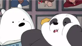White Bear thinks Panda is cute