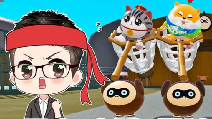 ปาร์ตี้ไข่: แมวและหมาบนเกาะไข่ทั้งหมดถูกจับตัวไปงั้นเหรอ? ทีมรักษาความปลอดภัยเข้ามาจัดการและรุมกระทื