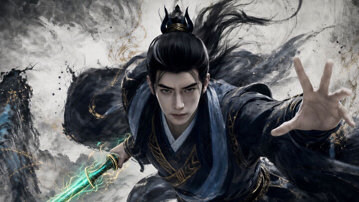 Han Li 4K – Cultivation of the Immortal (Ink-Wash Style) Live Wallpaper