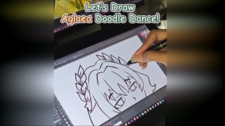 Let's Draw "Aglaea" Version - doodle dances