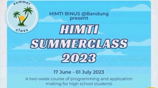 [🏝️HIMTI SUMMER CLASS 2023🏝️]