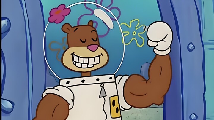 I heard the cool SpongeBob needs help (Muscle Man and Sandy)