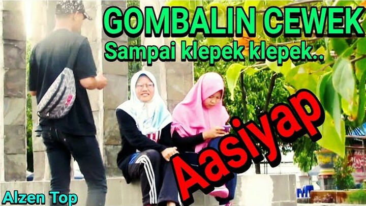 □GOMBALIN CEWEK DI TAMAN KOTA ,GREGET KUY!!