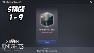 Maze of Trials, Four Lords Trial | Seven Knights 2