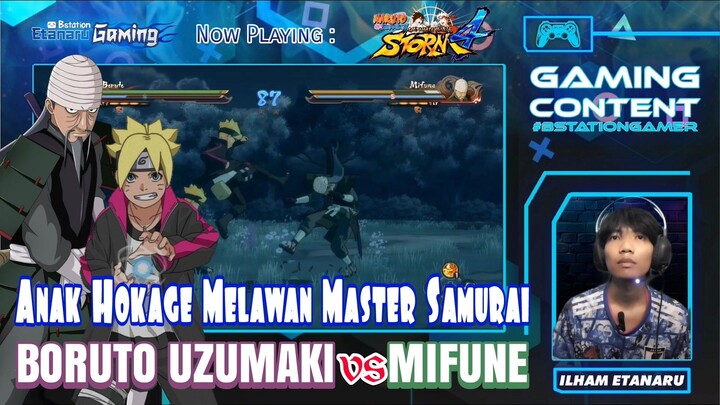 BORUTO UZUMAKI VS MIFUNE MASTER SAMURAI PERTARUNGANNYA BISA SEIMBANG CUY