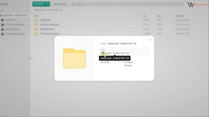 [Shopcourse247.com] Hey Dominik – IG Black File 4.0