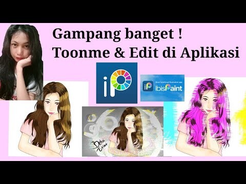 Tutorial Edit Foto Jadi KARTUN [apk IBIS PAINT]