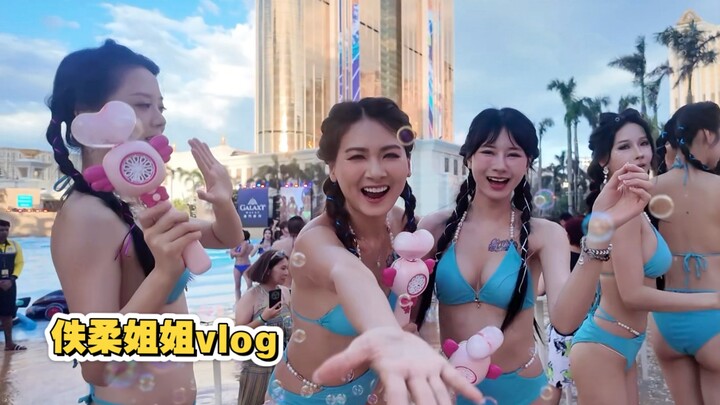 Seperti apa rasanya pesta air di Makau? Kreator konten mengundang untuk mencobanya!