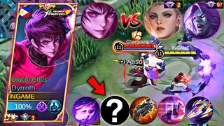 HOW TO COUNTER THIS TWO STRONG OP ENEMIES IN SIDELANE? | TOP 1 GLOBAL DYRROTH BEST BUILD!!