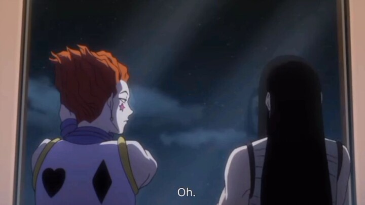 Illumi and Hisoka moments.