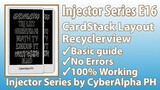 CardStack Layout for Recyclerview:Injector Series E16