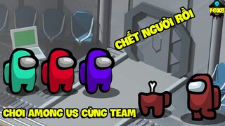 FOXB CHƠI AMONG US CÙNG CHỊ MỀU HEBI VÀ REDHOODVN*FOXB BỊ HEBI GIẾT TRONG AMONG US GAME
