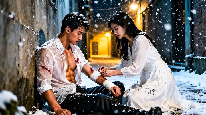 Mahasiswi baik hati selamatkan pria terluka,ternyata dia bos mafia yang jatuh cinta,menikahinya!...