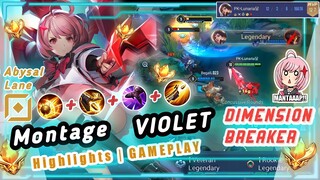 AOV Pro Violet Build | Violet Dimension Breaker GAMEPLAY - ARENA OF VALOR