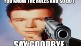 Twitch anchor Rick Astley is being odd