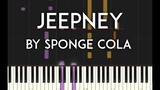 Jeepney by Sponge Cola Synthesia Piano Tutorial with Sheet Music