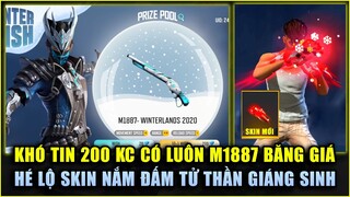 Free Fire | Khó Tin 200 KC Nhận M1887 Băng Giá Lẫn Áo Cổ Rùa Đen - Hé Lộ Nắm Đấm Tử Thần Giáng Sinh