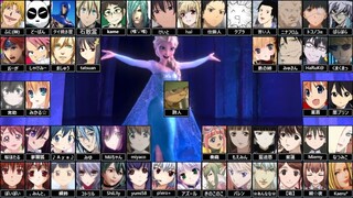 【合唱】let it goやってみたらこうなった。【少しも寒くないわ】