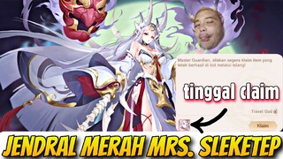 CLAIM JENDRAL MERAH TERBAIK, MRS SKELETOP