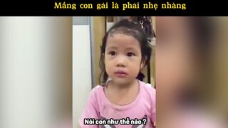 Mắng con gái là phải nhẹ nhàng#haihuoc#hài#tt