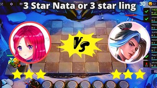 MAGIC CHESS 3 STAR NATALIA VS 3 STAR LING ULTIMATE BATTLE | MLBB MAGIC CHESS BEST SYNERGY COMBO