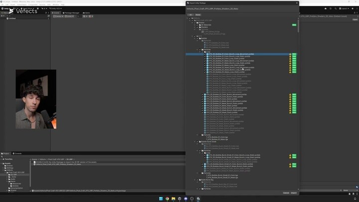 How to set up Pixel Craft VFX URP 2D