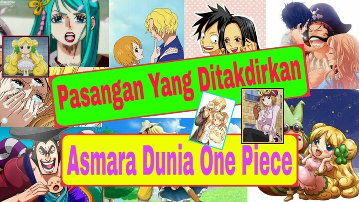 Asmara One Piece..!! Pasangan Kekasih Yang Di Takdirkan Untuk Hidup Bersatu Di Dunia One Piece