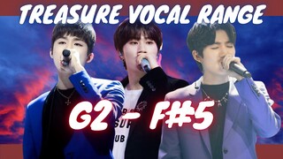 TREASURE’s vocal range is wider than Jeongwoo’s shoulders?! (G2 - F#5)