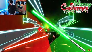 Beat Saber - CRAZY CHRISTMAS THEMED MAP! (Expert +)