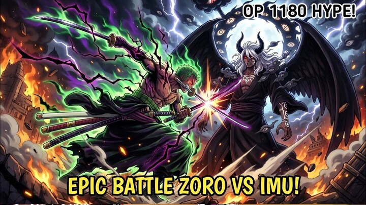 ONE PIECE 1180 - GILA! AKHIRNYA ZORO MELAWAN IMU SAMA! KEKUATAN MENGERIKAN IMU D