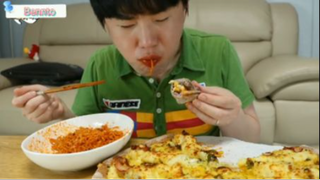 Pizza khoai lang + mì lửa phần 5 #mukbang