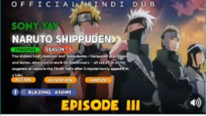 [ Naruto Shippden in Hindi Dubbing Season 6 episod 111]@anime