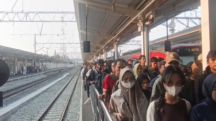 Kondisi Jalur 6 Stasiun Bogor di hari Sabtu 29/08/2026 #stasiun #bogor #fyp #commuterline #kereta
